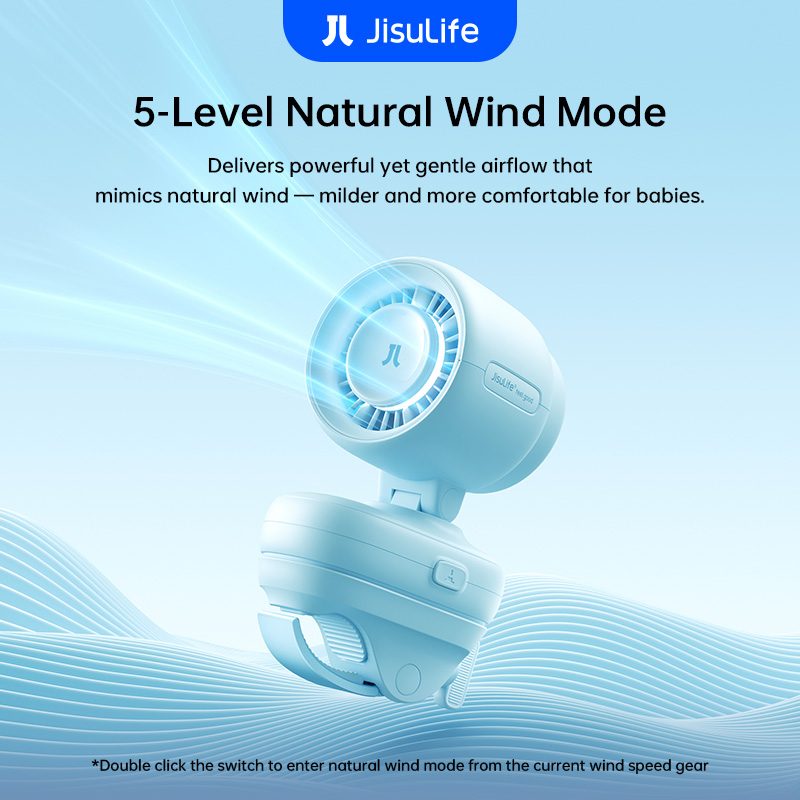JisuLife Stroller Fan 4 Clip / Octopus Fan (5000mAh)