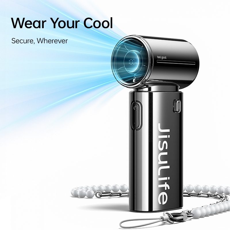 【New】JisuLife Mini Jet Fan Life9S Chrome (5000mAh)
