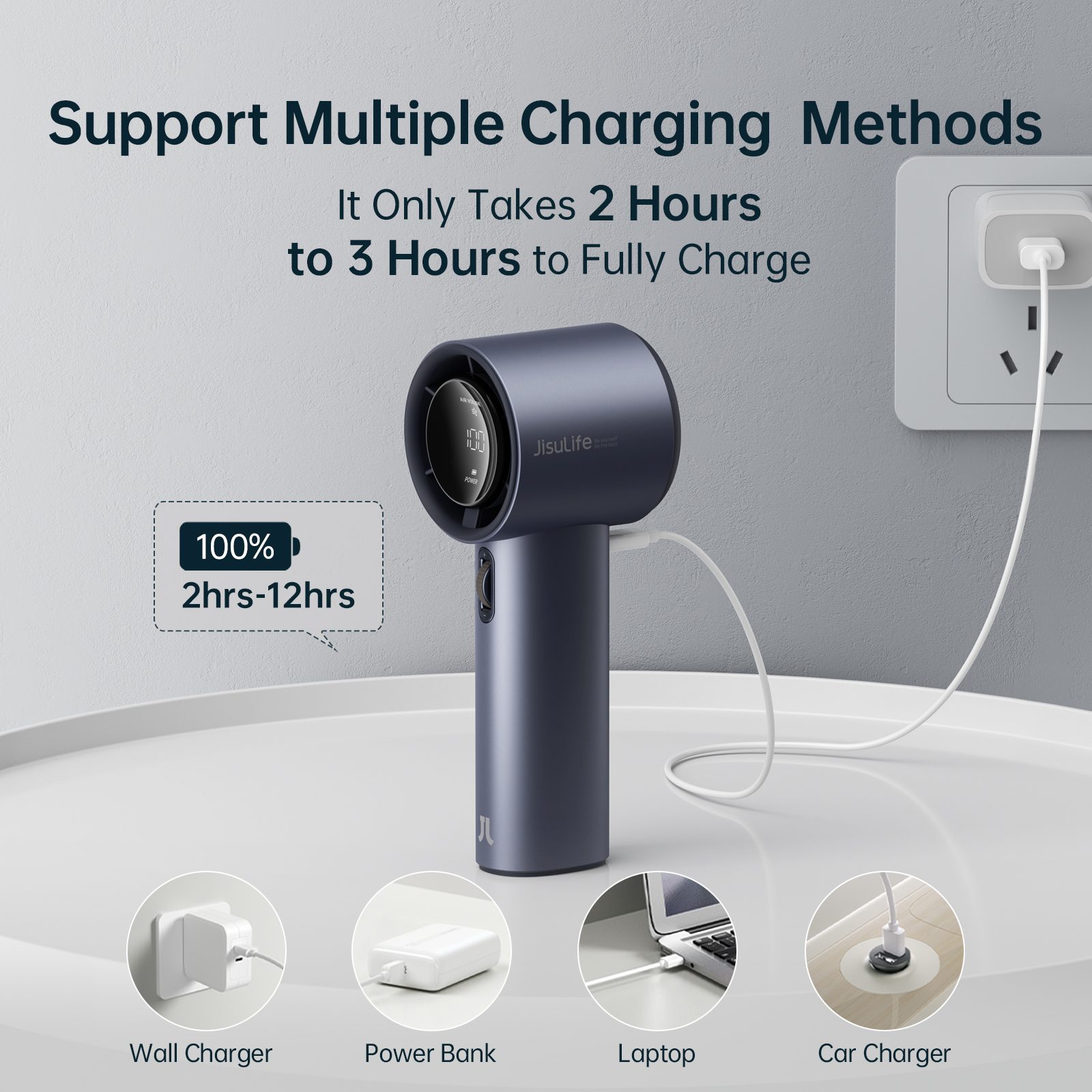 JisuLife Handheld Fan Pro1 (3600mAh)
