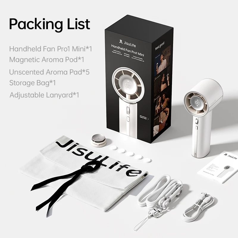 【New】JisuLife Handheld Fan Pro1 Mini (5000mAh)