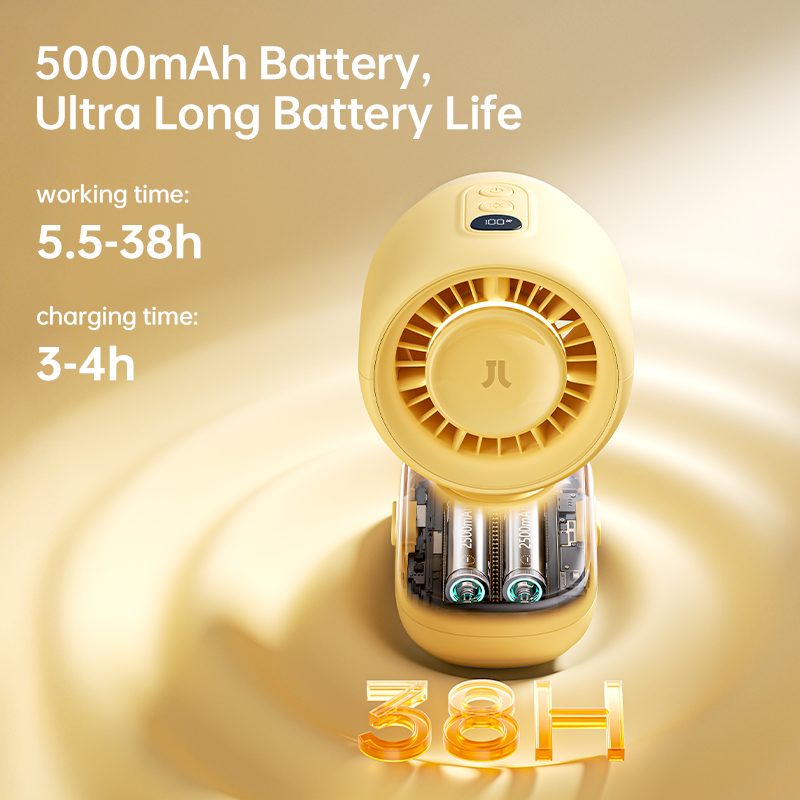 JisuLife Stroller Fan 4 Clip / Octopus Fan (5000mAh)