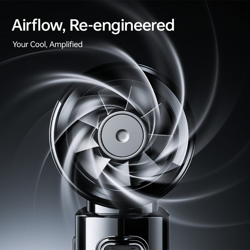 【New】JisuLife Mini Jet Fan Life9S Chrome (5000mAh)