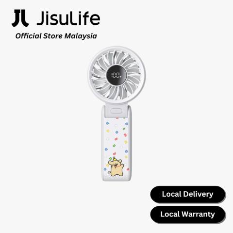[JisuLife x Maltese] Life7 Handheld Fan Grey Limited Edition (5000mAh) 
