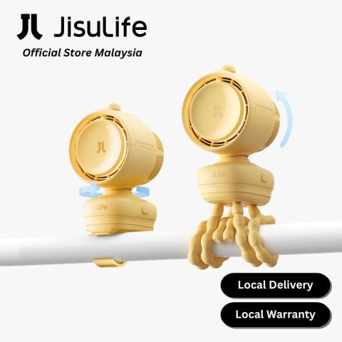 JisuLife Stroller Fan3 Air Purifying Fan (5000mAh) Clip/Octopus