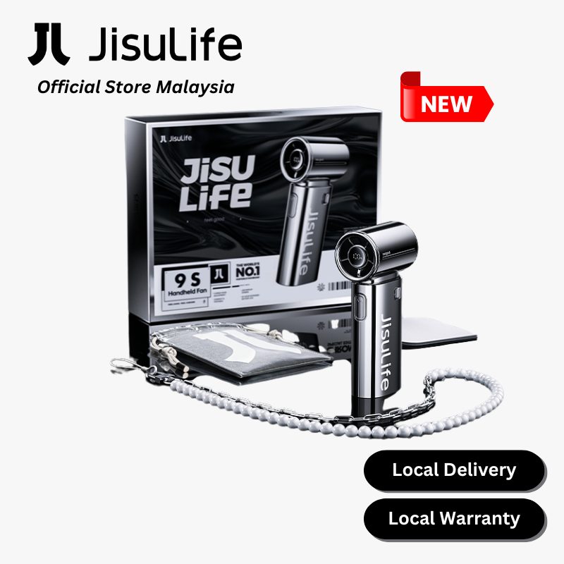 【New】JisuLife Mini Jet Fan Life9S Chrome (5000mAh)