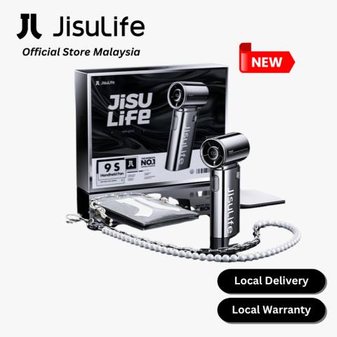 【New】JisuLife Mini Jet Fan Life9S Chrome (5000mAh)