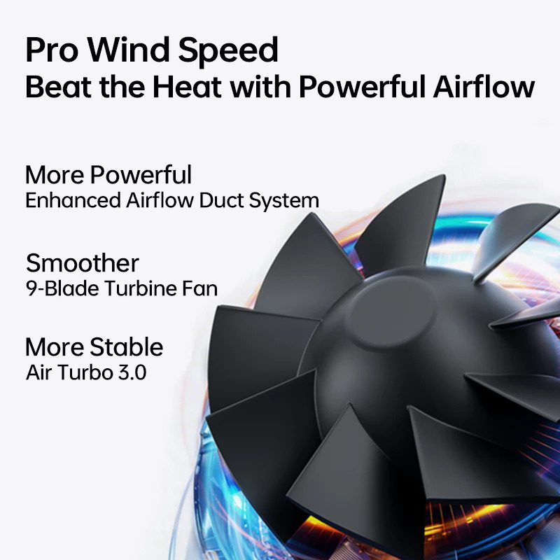【New】JisuLife Handheld Fan Pro1S (5000mAh)