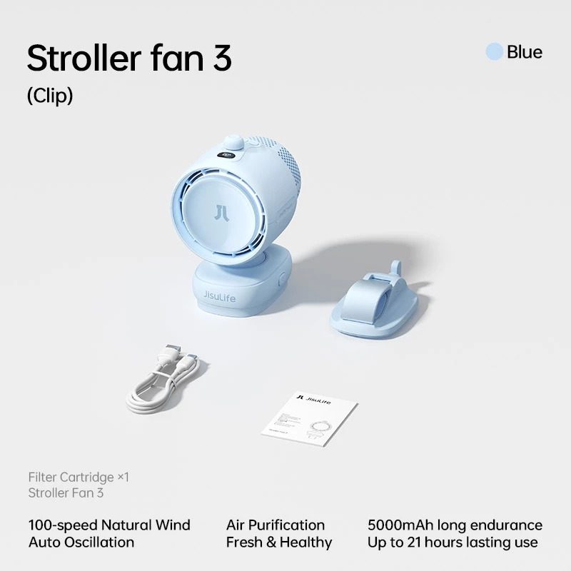 Color: Clip Fan (Blue)