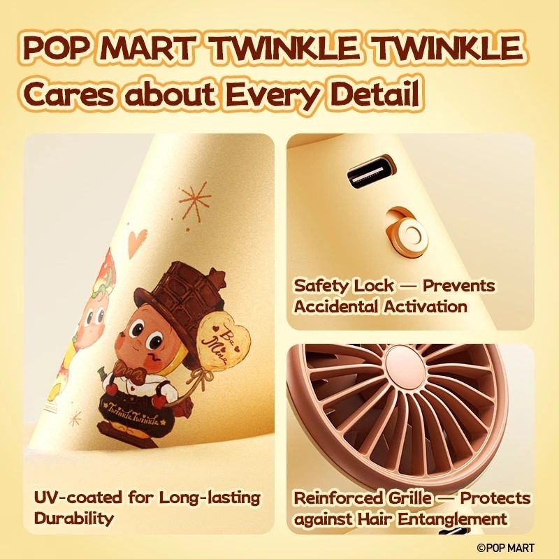 JisuLife x POP MART TWINKLE TWINKLE Handheld Fan Pro1S Gift Set