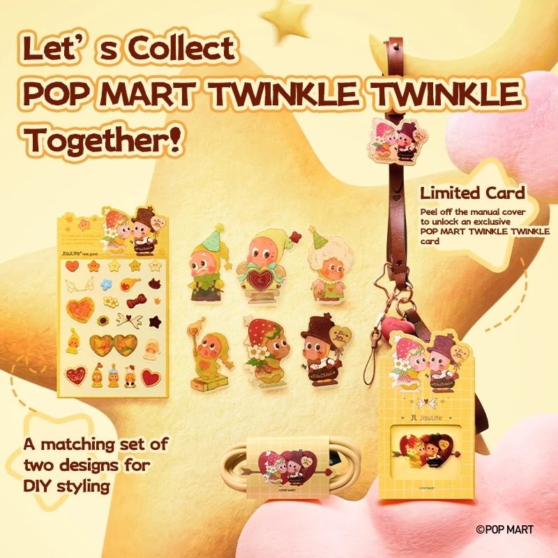 JisuLife x POP MART TWINKLE TWINKLE Handheld Fan Pro1S Gift Set